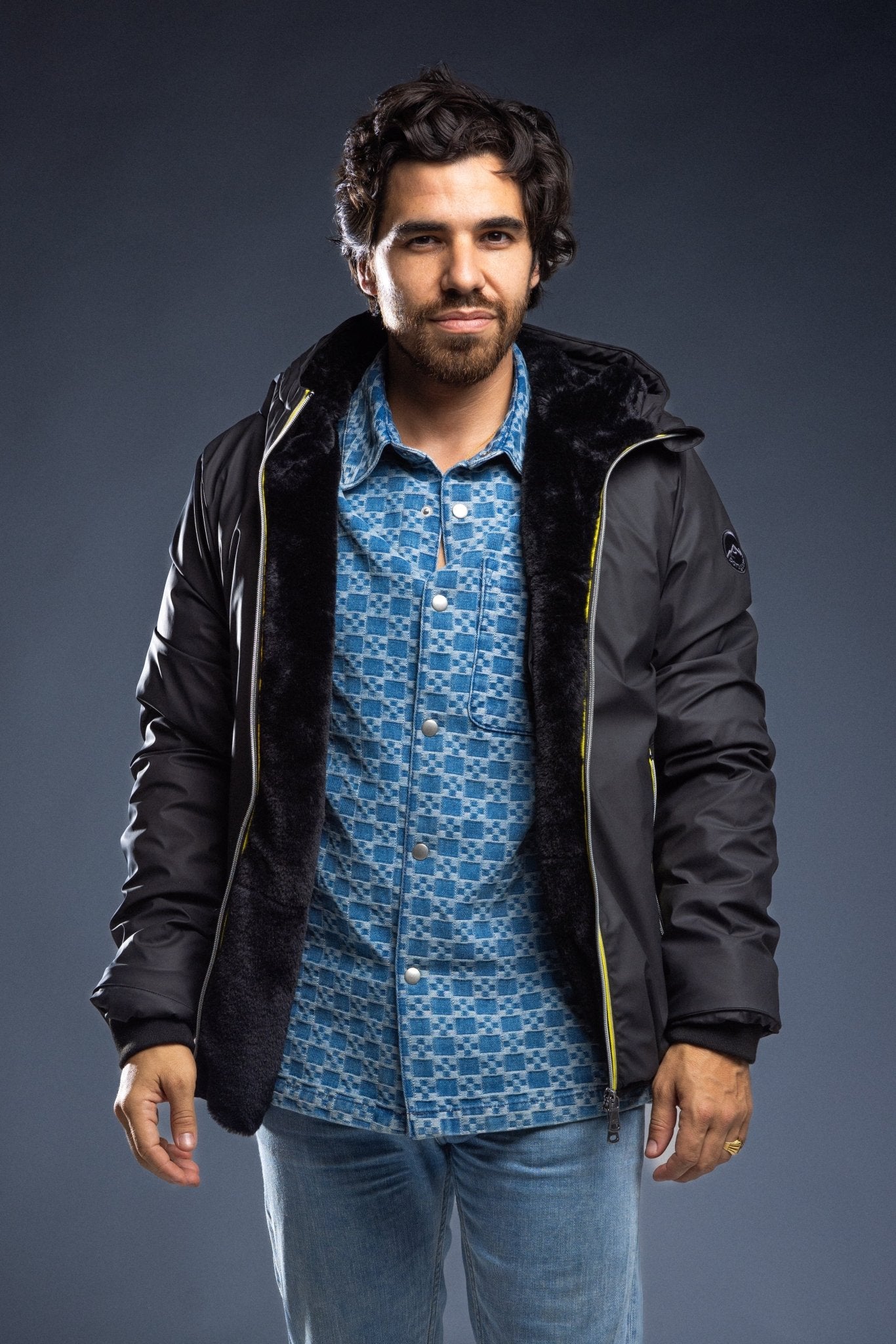Stef Gomme reversible, impermeable Court - La Doudounerie